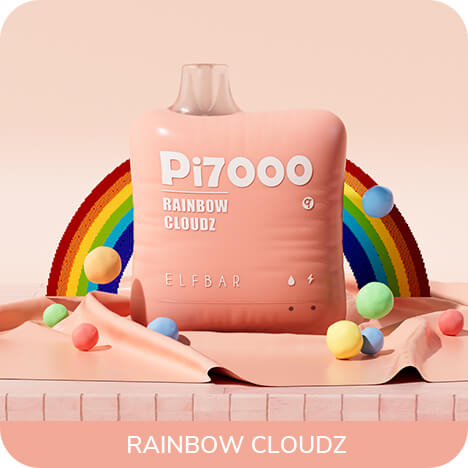 Одноразовая ЭС Elf Bar Pi7000 - Rainbow Cloudz (Фруктовые конфетки)