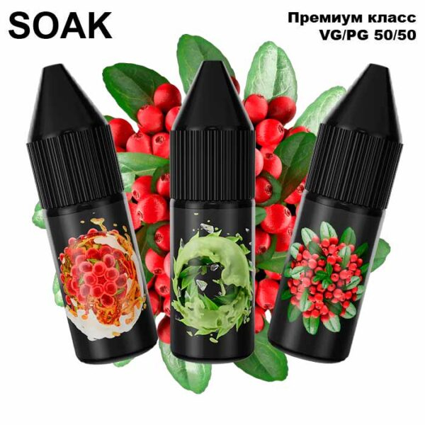 Жидкость SOAK L Salt - Wild Cranberry 10мл (20mg) (Premium)