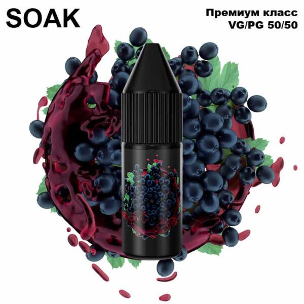 Жидкость SOAK L Salt - Blackcurrant Daiquiri 10мл (20mg) (Premium)