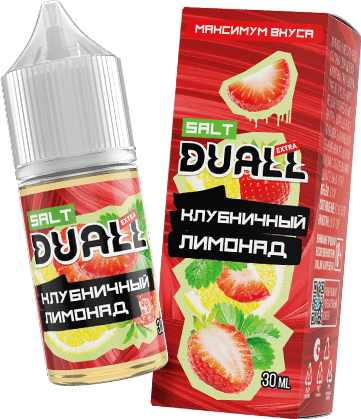 Жидкость DUALL Extra Salt - Клубничный лимонад 30мл (20mg)