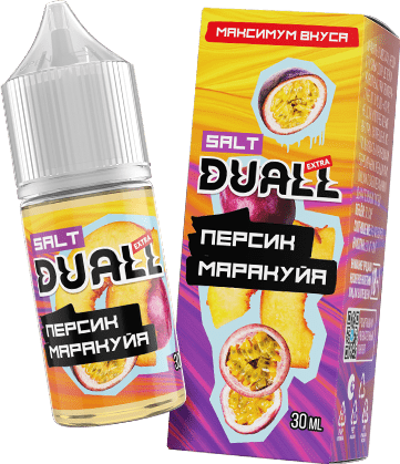 Жидкость DUALL Extra Salt - Персик Маракуйя 30мл (20mg)