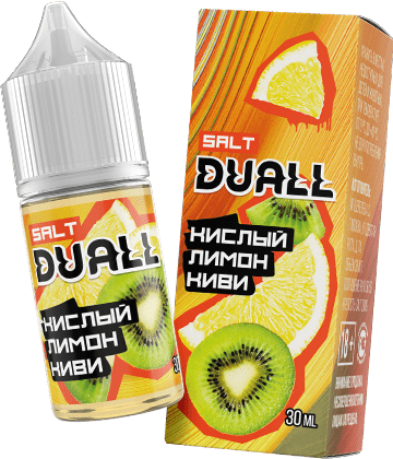 Жидкость DUALL Salt - Кислый лимон Киви 30мл (20mg)