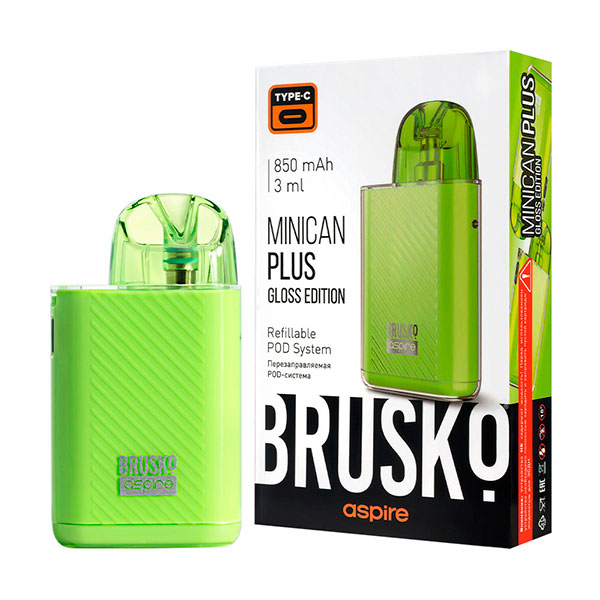Brusko Minican Plus Gloss Edition 850mAh (Светло-зеленый)