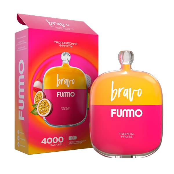 Одноразовая ЭС Fummo Bravo 4000 - Тропические фрукты