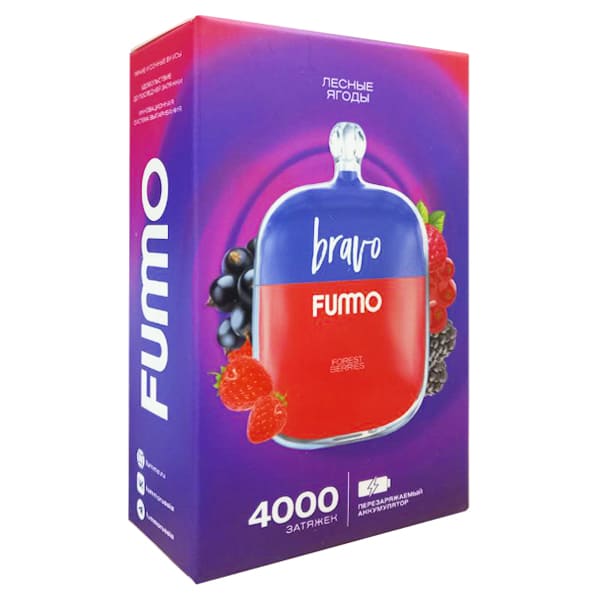 Одноразовая ЭС Fummo Bravo 4000 - Лесные ягоды
