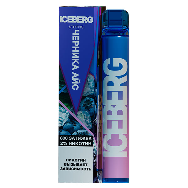 Одноразовая ЭС Iceberg Mini 800 - Черника айс (Strong)