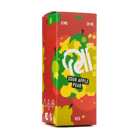 Жидкость Rell Low Cost Salt - Sour Apple Pear 28мл (0мг+бустер 18мг)