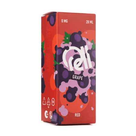 Жидкость Rell Low Cost Salt - Grape 28мл (0мг+бустер 18мг)