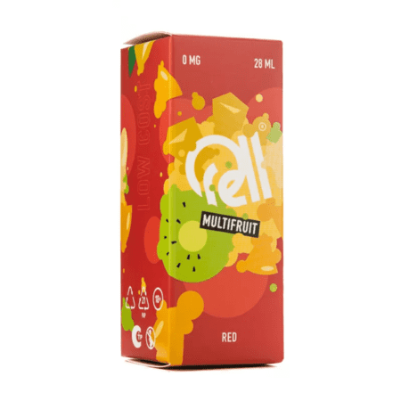 Жидкость Rell Low Cost Salt - Multifruit 28мл (0мг+бустер 18мг)