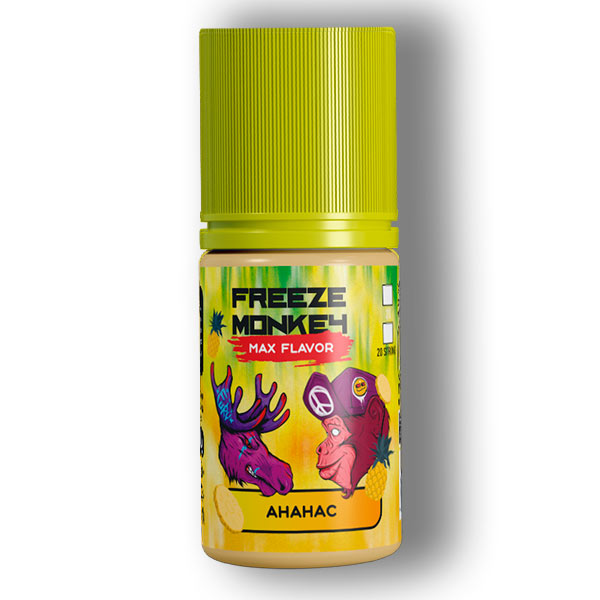 Жидкость Freeze Monkey MAX FLAVOR Salt - Ананас 30мл (20 Strong)