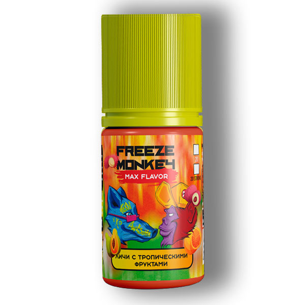 Жидкость Freeze Monkey MAX FLAVOR Salt - Личи с тропическими фруктами 30мл (20 Strong)