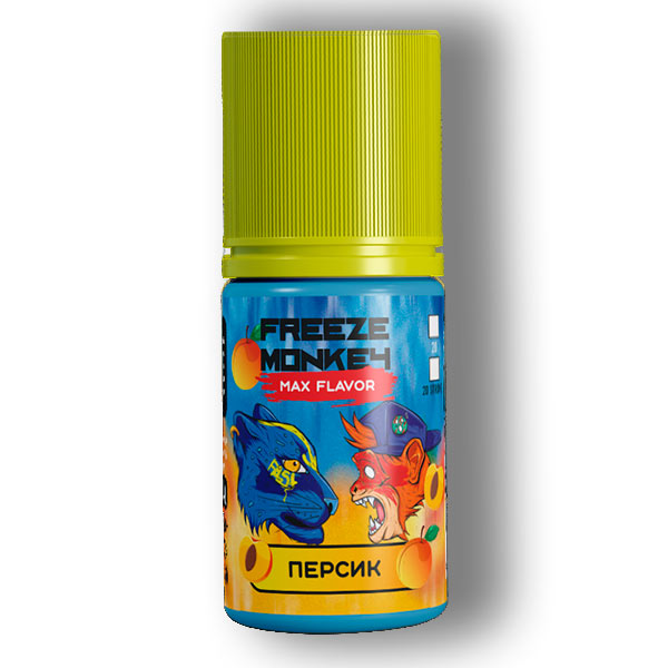 Жидкость Freeze Monkey MAX FLAVOR Salt - Персик 30мл (20mg)