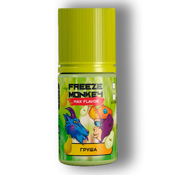 Жидкость Freeze Monkey MAX FLAVOR Salt - Груша 30мл (20 Strong)