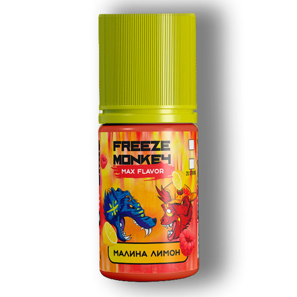 Жидкость Freeze Monkey MAX FLAVOR Salt - Малина Лимон 30мл (20mg)