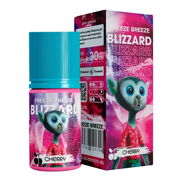 Жидкость Freeze Breeze Blizzard Salt - Cherry (Вишня) 30мл (20 Strong)