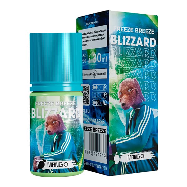 Жидкость Freeze Breeze Blizzard Salt - Mango (Манго) 30мл (20 Strong)