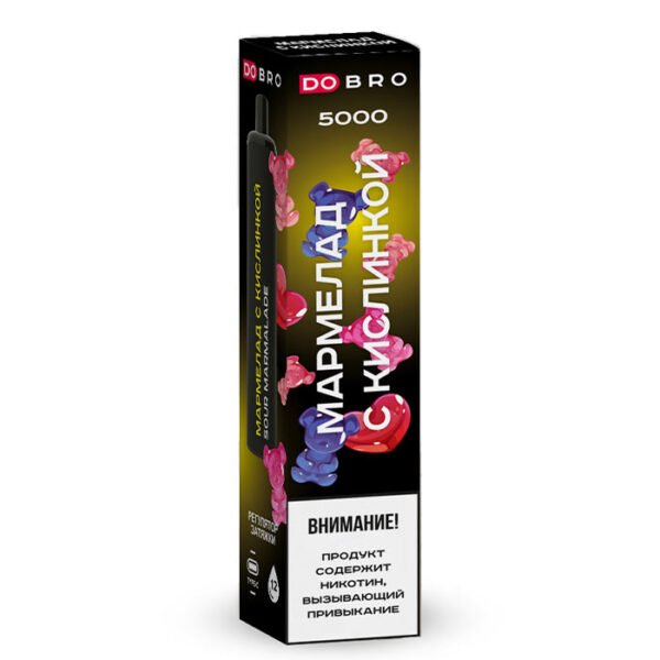 Одноразовая ЭС Dobro 5000 - Sour Marmelade (Мармелад с Кислинкой)