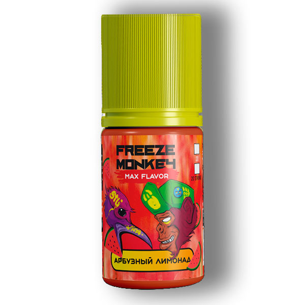 Жидкость Freeze Monkey MAX FLAVOR Salt - Арбузный лимонад 30мл (20 Strong)