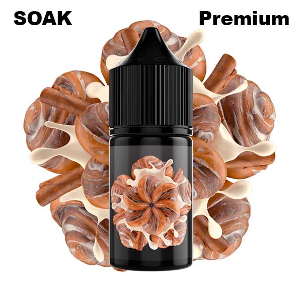 Жидкость SOAK L Salt - Cinnamon Bun 30мл (20mg) (Premium)