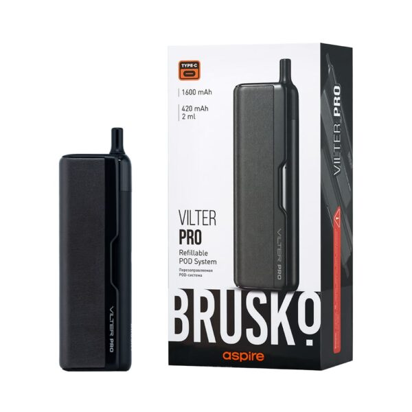 Brusko Vilter Pro Pod 1600mAh (Черно-серый)
