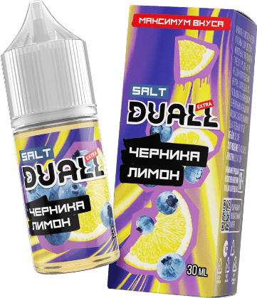 Жидкость DUALL Extra Salt - Черника лимон 30мл (20 Strong)