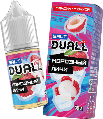 Жидкость DUALL Extra Salt - Морозный личи 30мл (20 Strong)