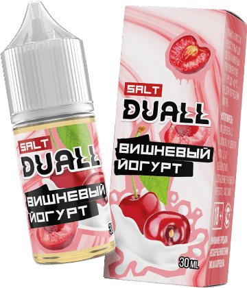 Жидкость DUALL Salt - Вишневый йогурт 30мл (20 Strong)