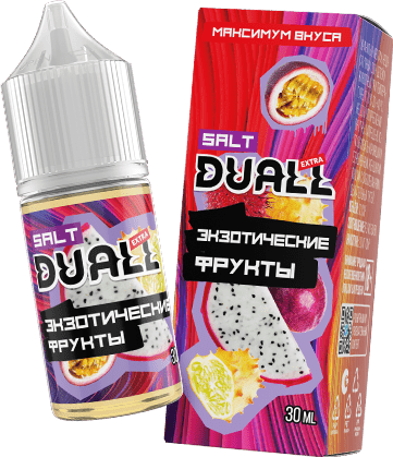 Жидкость DUALL Extra Salt - Экзотические фрукты 30мл (20 Strong)
