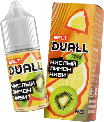 Жидкость DUALL Salt - Кислый лимон Киви 30мл (20 Strong)