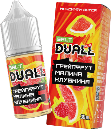 Жидкость DUALL Extra Salt - Грейпфрут малина клубника 30мл (20 Strong)