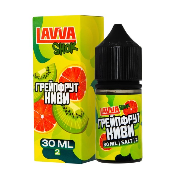 Жидкость LAVVA SHOK Salt - Грейпфрут киви 30мл (20 Strong)