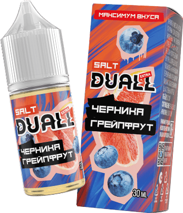 Жидкость DUALL Extra Salt - Черника грейпфрут 30мл (20 Strong)