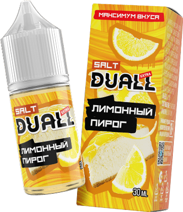 Жидкость DUALL Extra Salt - Лимонный пирог 30мл (20 Strong)