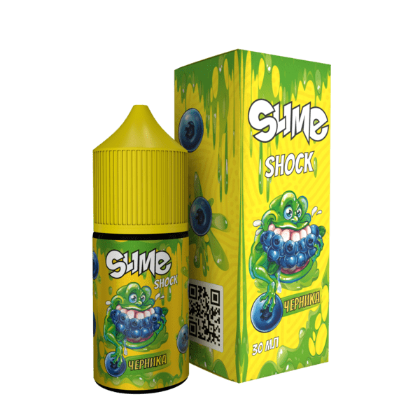 Жидкость Slime Shock Salt - Черника 30мл (10mg) (М)