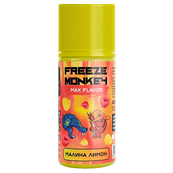 Жидкость Freeze Monkey MAX Flavor - Лимон с Малиной 120мл 3мг