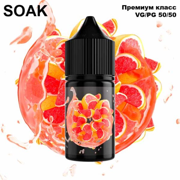 Жидкость SOAK L Salt - Ruby Grapefruit 30мл (20mg) (Premium) (М)