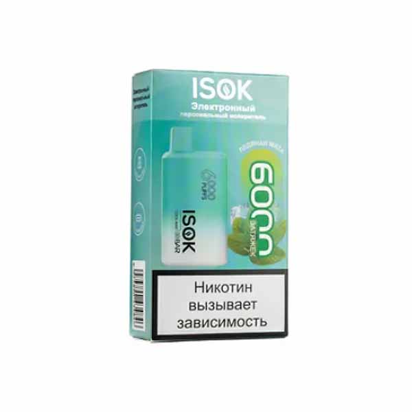Одноразовая ЭС ISOK ISBAR 6000 - Ледяная мята