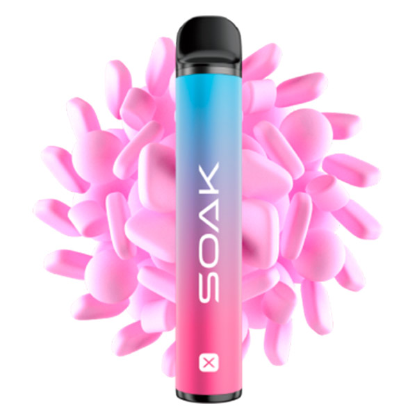 Одноразовая ЭС SOAK X 1500 - Bubble Gum (Жвачка)