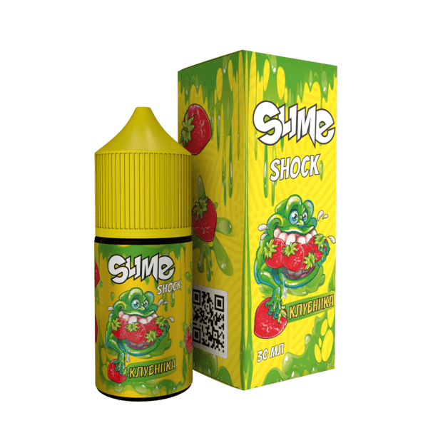 Жидкость Slime Shock Salt - Клубника 30мл (10mg) (М)