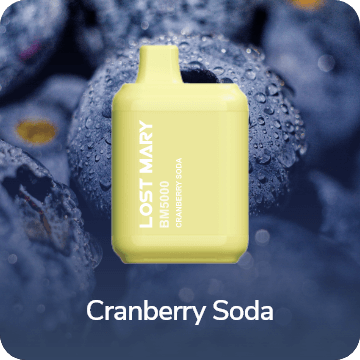 Одноразовая ЭС Lost Mary BM5000 - Cranberry Soda (Клюквенная содовая) (M)
