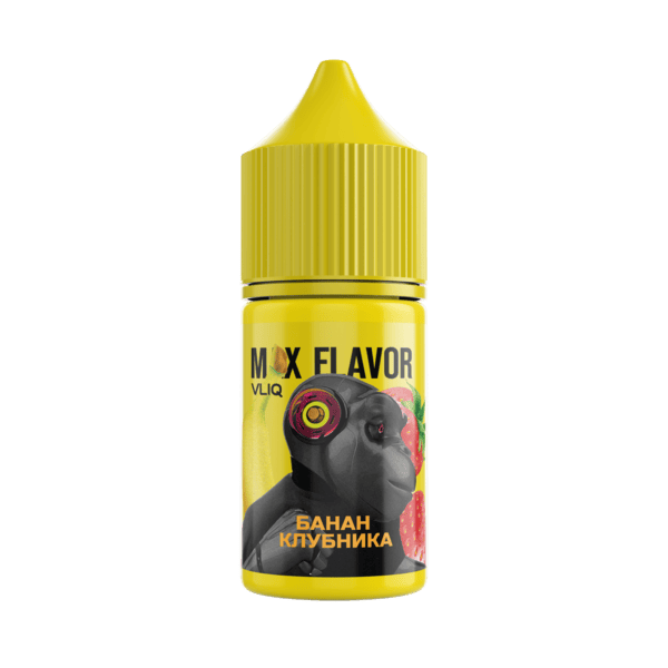 Жидкость Freeze Monkey MAX FLAVOR Salt - Банан клубника 27мл (0mg) (M)