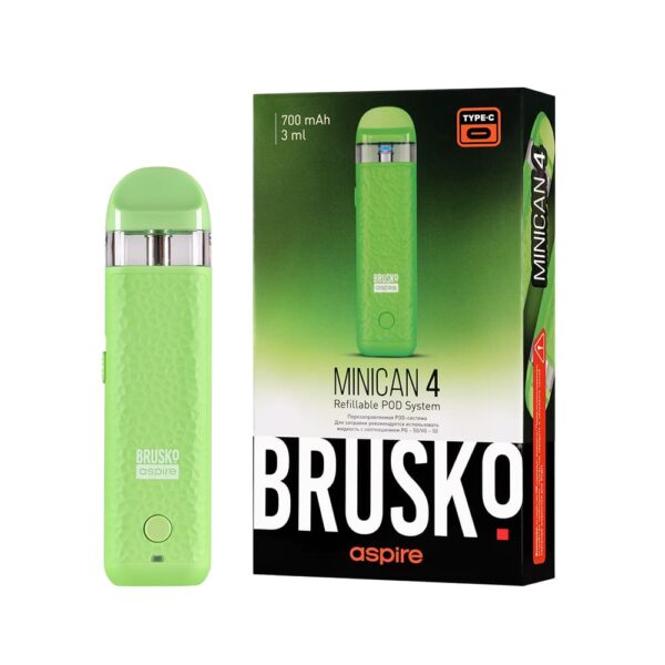 Brusko Minican 4 Pod 700mAh (Зелёный)