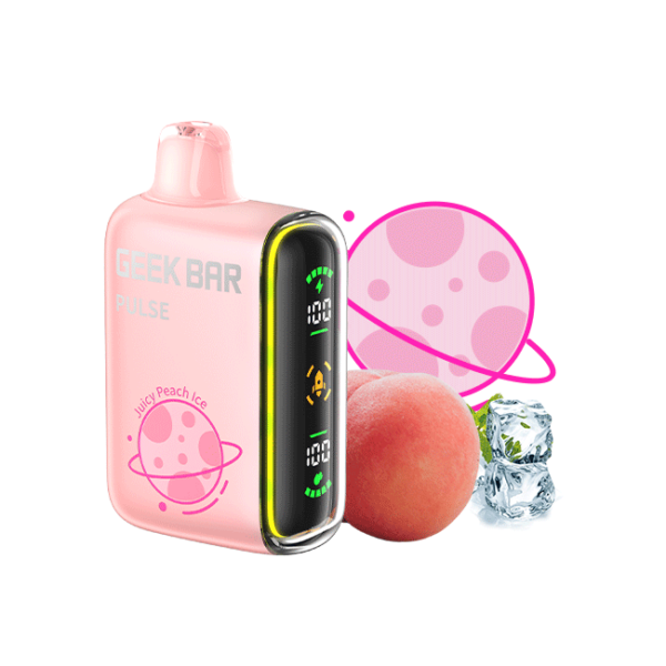 Одноразовая ЭС Geek Bar PULSE 12000 - Peach Ice (Персик со льдом)