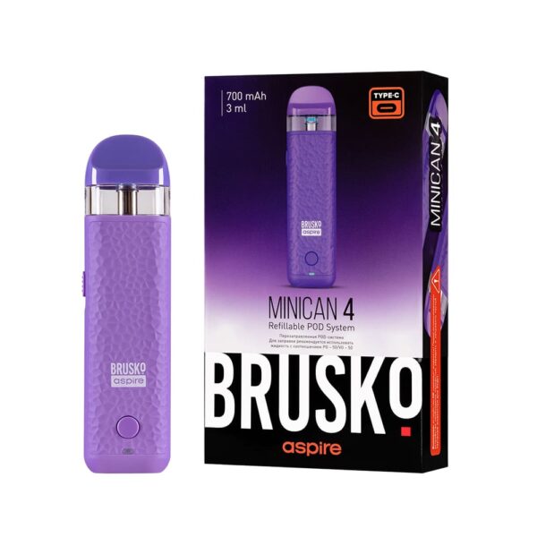 Brusko Minican 4 Pod 700mAh (Фиолетовый)