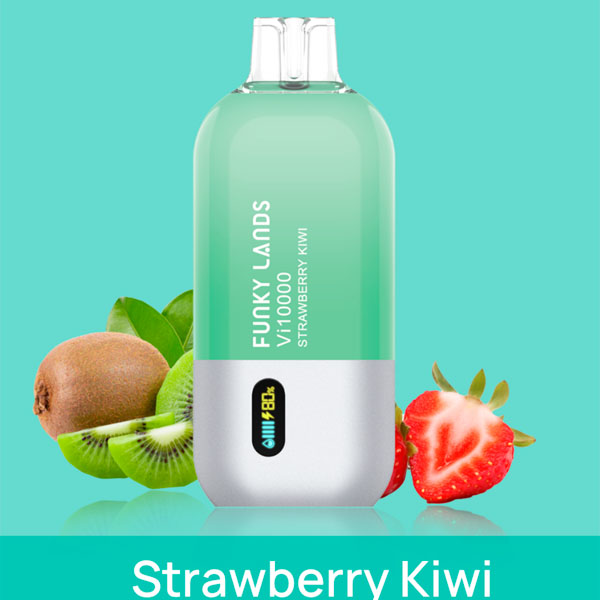 Одноразовая ЭС Funky Lands Vi10000 - Strawberry Kiwi (Клубника Киви) (M)