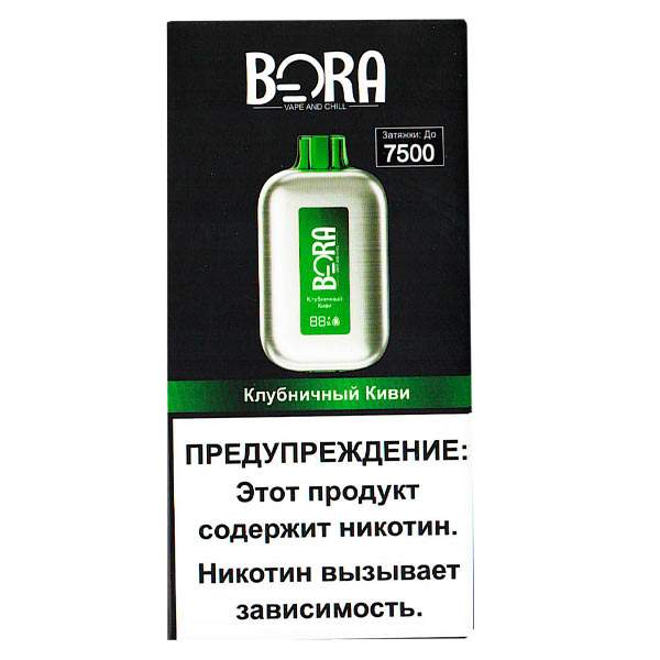 Одноразовая ЭС BORA 7500 - Клубника Киви (М)