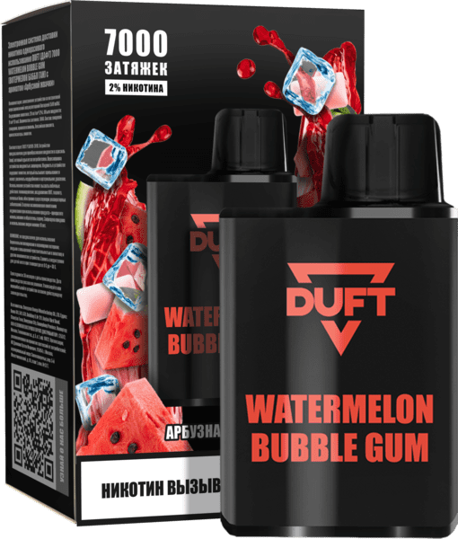 Одноразовая ЭС DUFT 7000 - Watermelon Bubblegum (М)