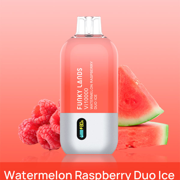 Одноразовая ЭС Funky Lands Vi10000 - Watermelon Raspberry Duo Ice (Арбуз Малина со льдом) (M)