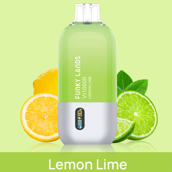 Одноразовая ЭС Funky Lands Vi10000 - Lemon Lime Ice (Лимон Лайм со льдом) (M)
