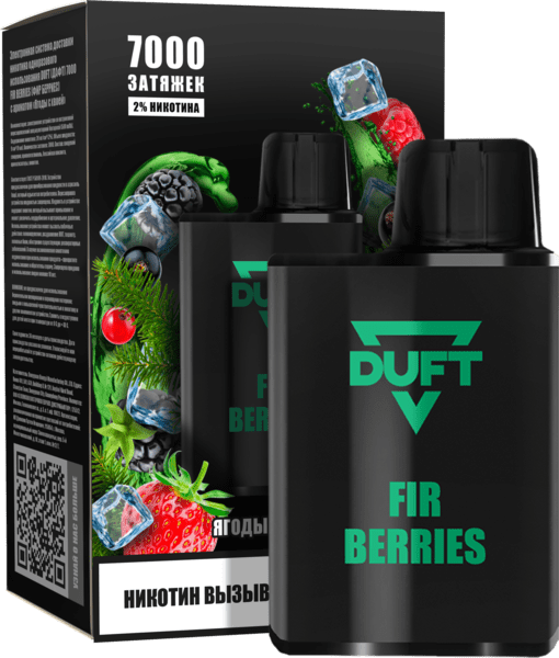 Одноразовая ЭС DUFT 7000 - Fir Berries (М)